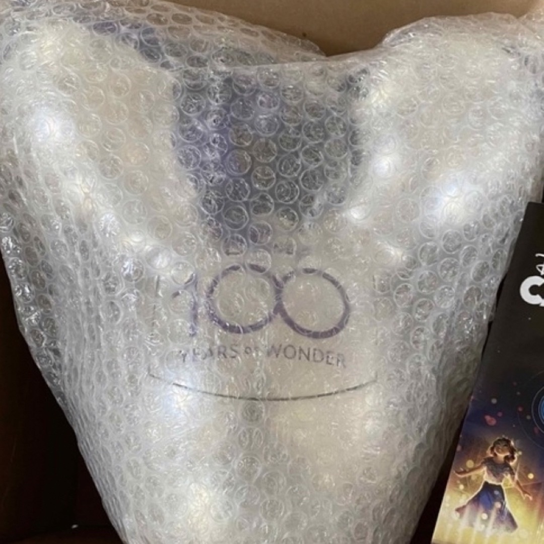 ディズニー100周年 ポップコーンバケット シルバー ディズニー100周年 ポップコーンバケット シルバー