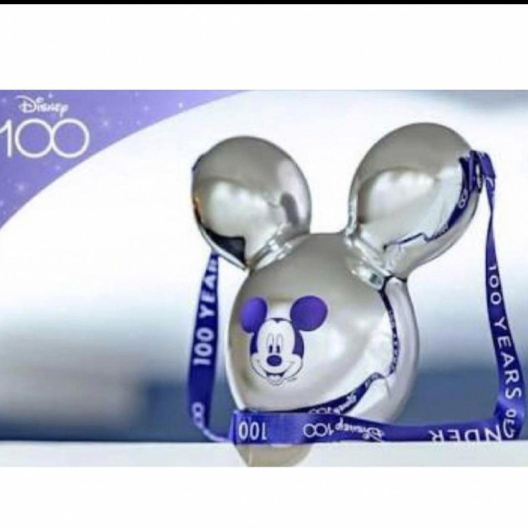 Disney(ディズニー)のディズニー100周年 ポップコーンバケット シルバー エンタメ/ホビーのおもちゃ/ぬいぐるみ(キャラクターグッズ)の商品写真