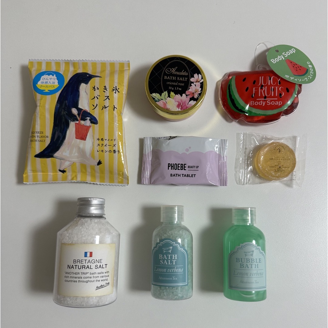 AfternoonTea(アフタヌーンティー)のバスグッズ　8点セット　まとめ売り コスメ/美容のボディケア(入浴剤/バスソルト)の商品写真