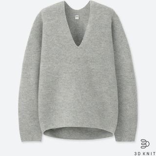 ユニクロ(UNIQLO)の【ユニクロ】無地 長袖ニット(ニット/セーター)