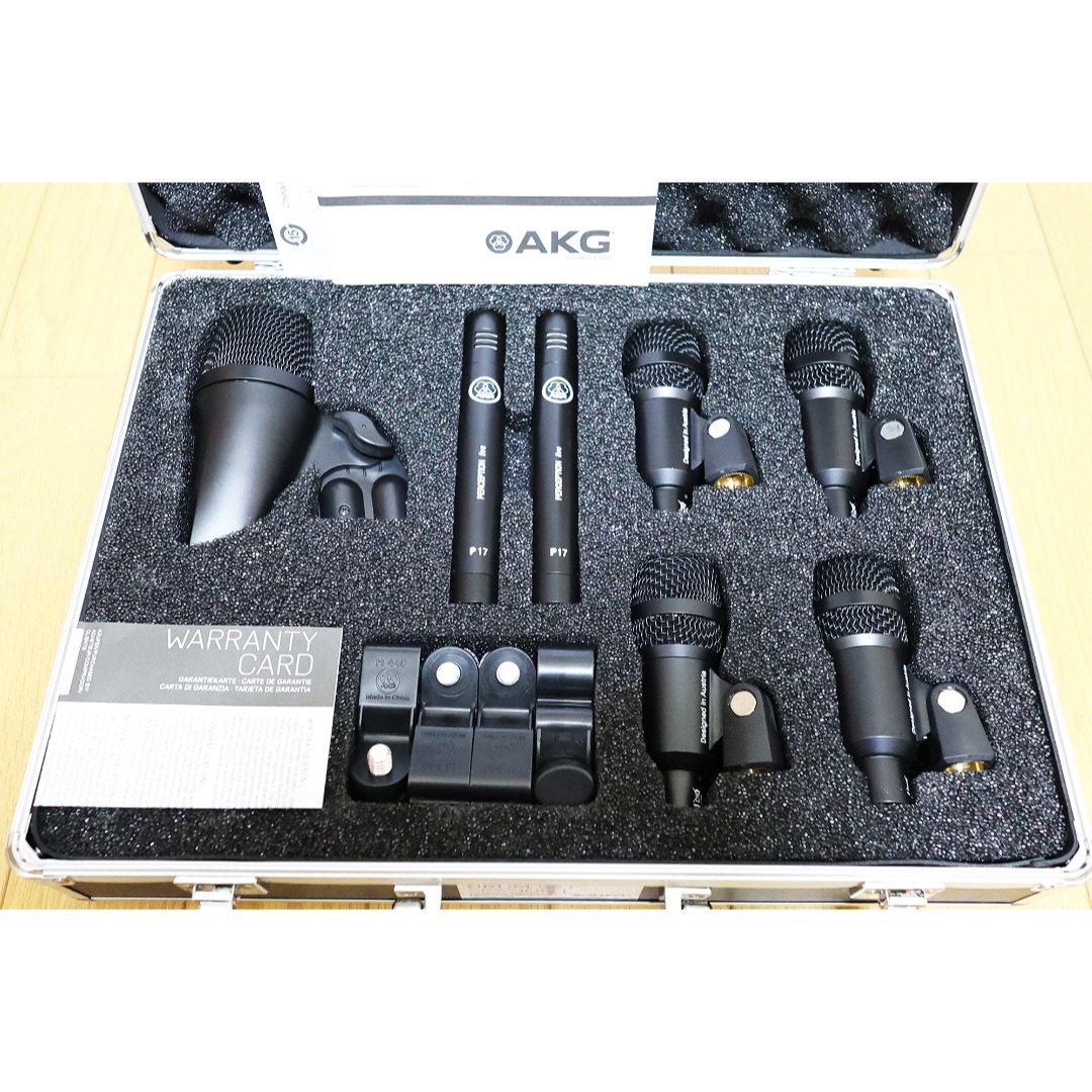 AKG DRUMSET SESSION I ドラムマイクセット(美品) AKG DRUMSET SESSION I ドラムマイクセット(美品)