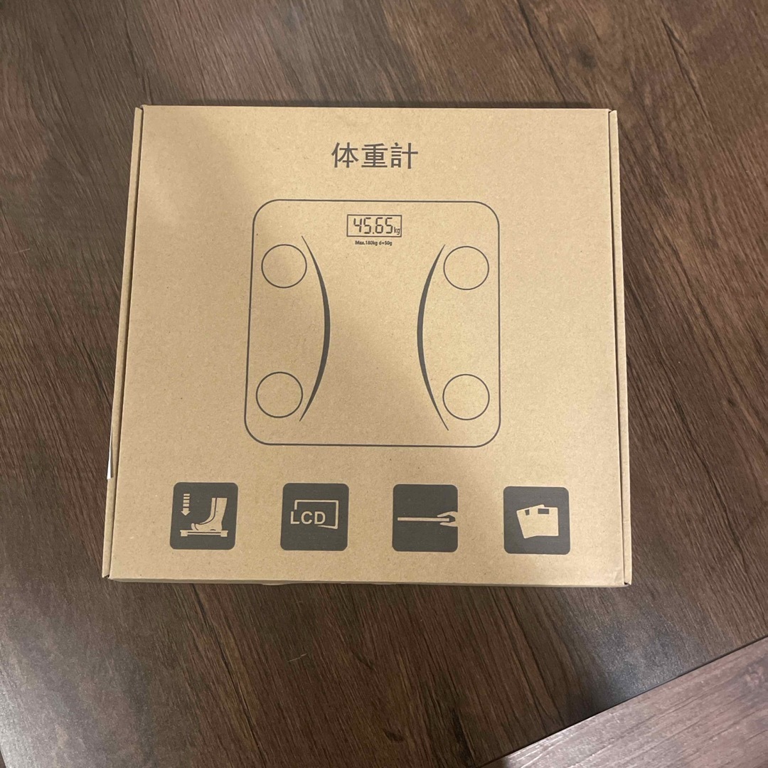 ((新品))Bluetooth 体重計 スマホ/家電/カメラの美容/健康(体重計/体脂肪計)の商品写真