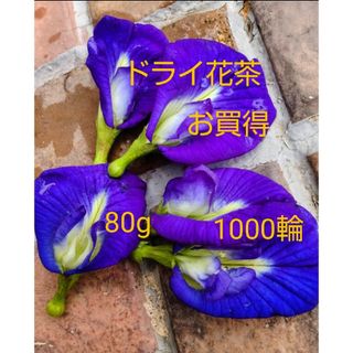 バタフライピー ハーブティー  お買い得 80g(健康茶)