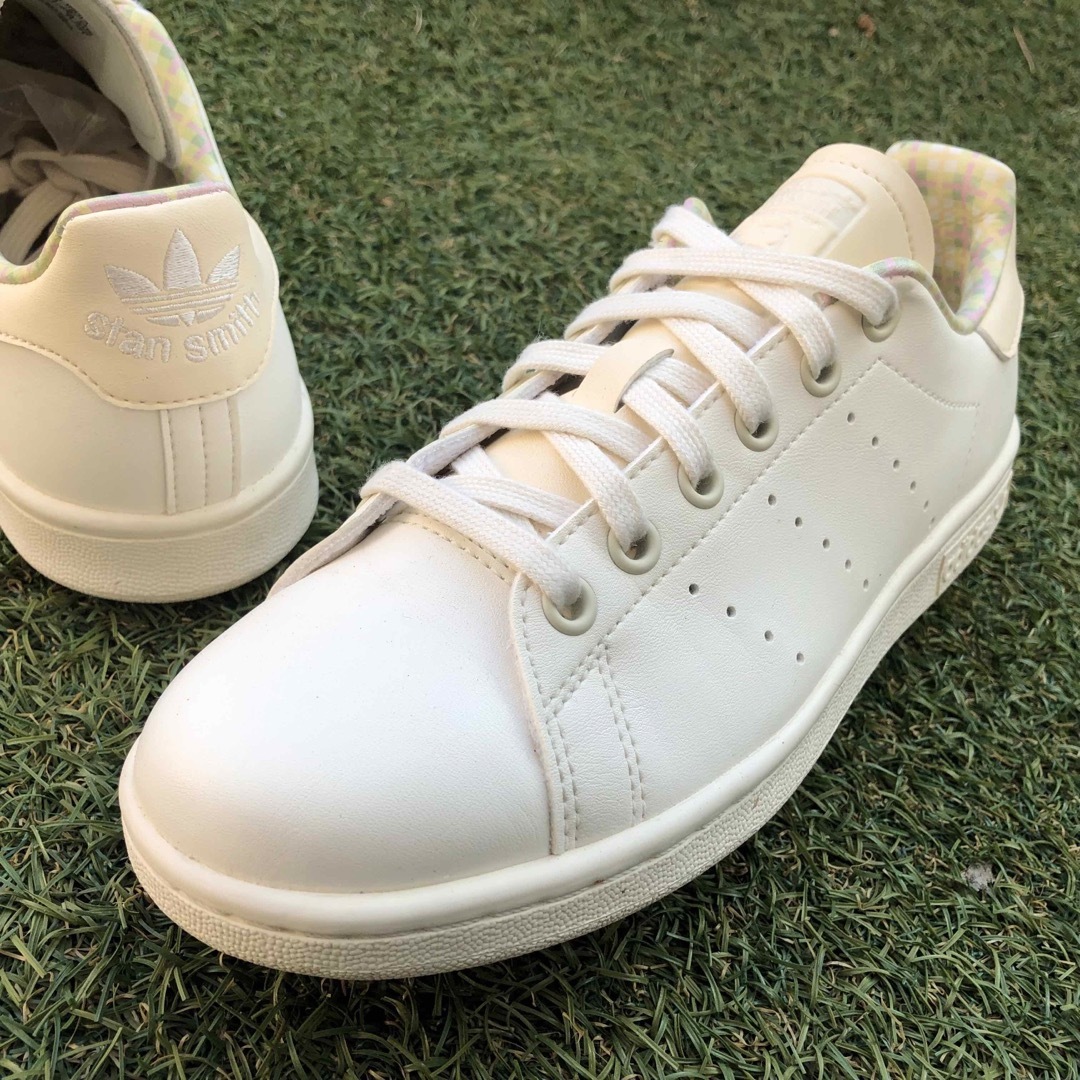 美品23 adidas STANSMISTHアディダス スタンスミス HW672靴/シューズ