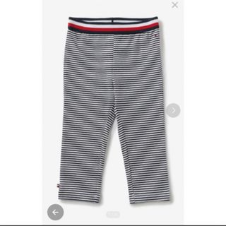 トミーヒルフィガー(TOMMY HILFIGER)の【即購入OK】【2回使用】ベビーストライプレギンス 子供パンツ ベビーパンツ(パンツ)