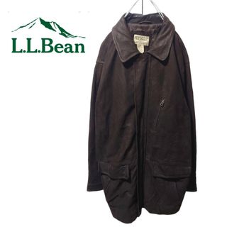 エルエルビーン(L.L.Bean)の【L.L.Bean】希少 本革 牛革 カウレザーコート A-1639(レザージャケット)