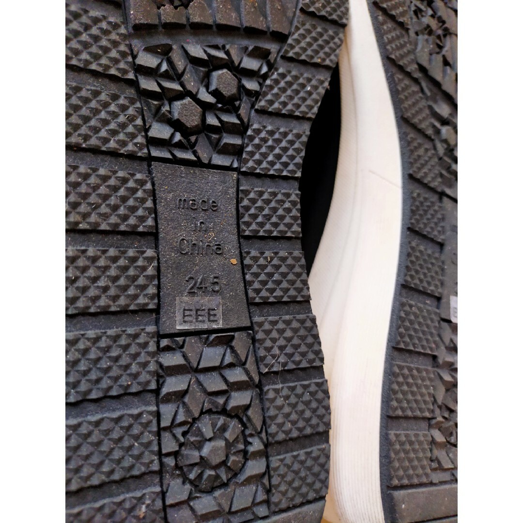 EDWIN(エドウィン)の24.5センチ★エドウィン 裏ボア ショートブーツ ブラック 黒 レディースの靴/シューズ(ブーツ)の商品写真