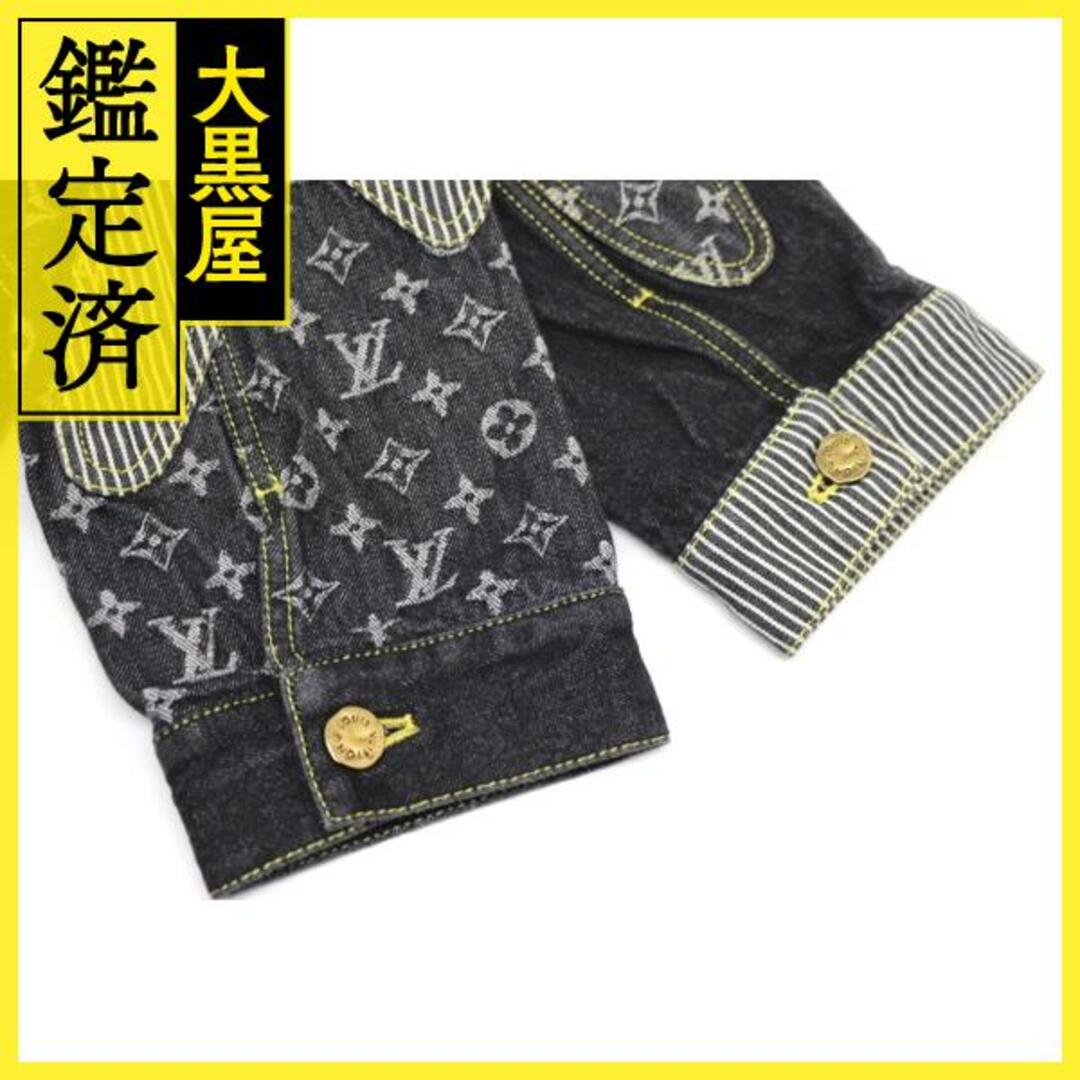 LOUIS VUITTON(ルイヴィトン)のLOUIS VUITTON　デニムジャケット　メンズ50　ブラック　【200】 メンズのジャケット/アウター(Gジャン/デニムジャケット)の商品写真