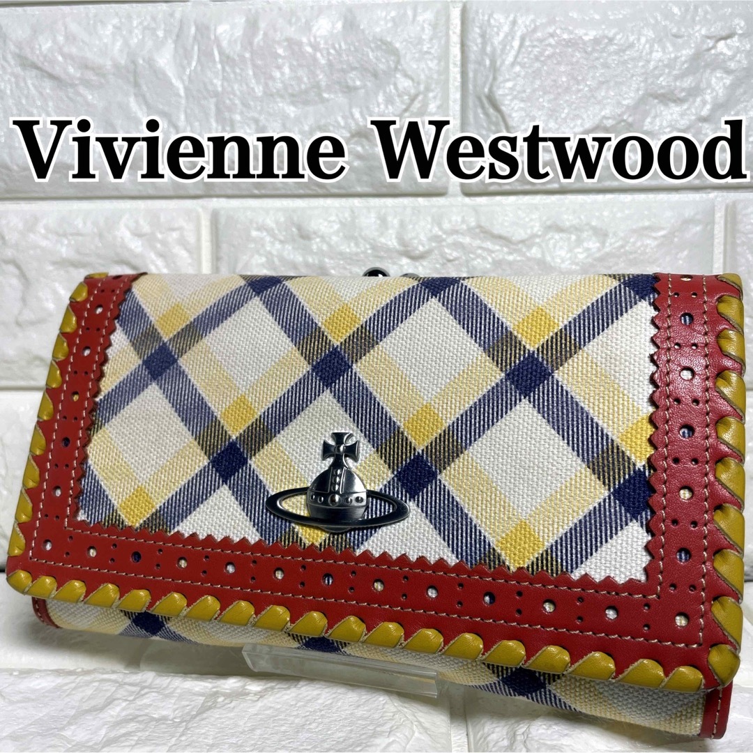 Vivienne Westwood - 美品 ヴィヴィアンウエストウッド 長財布 がま口 ...
