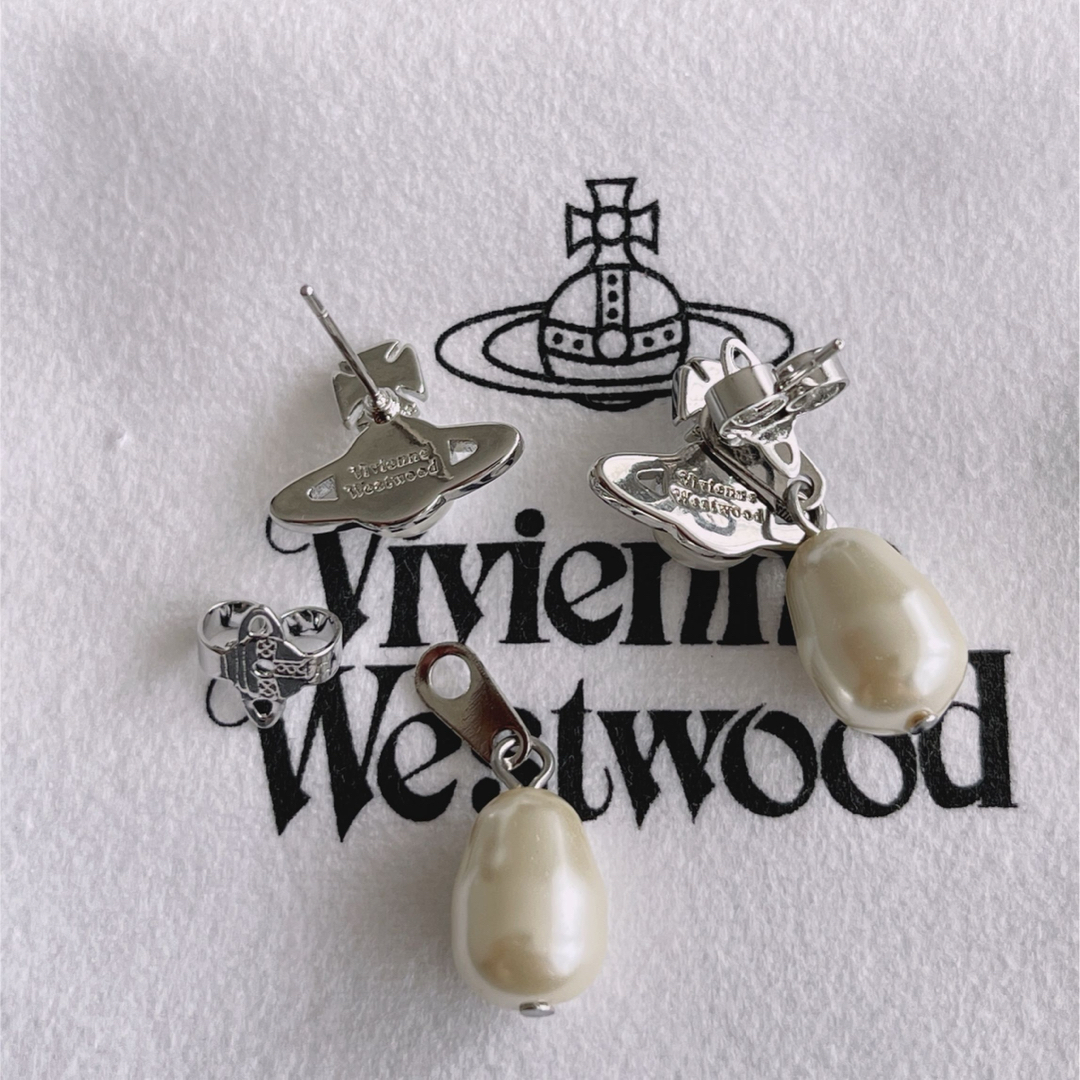 Vivienne Westwood(ヴィヴィアンウエストウッド)のヴィヴィアンウエストウッド　2WAYパールピアス レディースのアクセサリー(ピアス)の商品写真