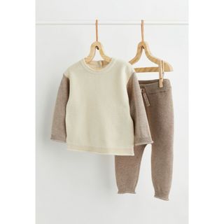 エイチアンドエム(H&M)のH&M コットンファインニット　2アイテムセット(ニット/セーター)