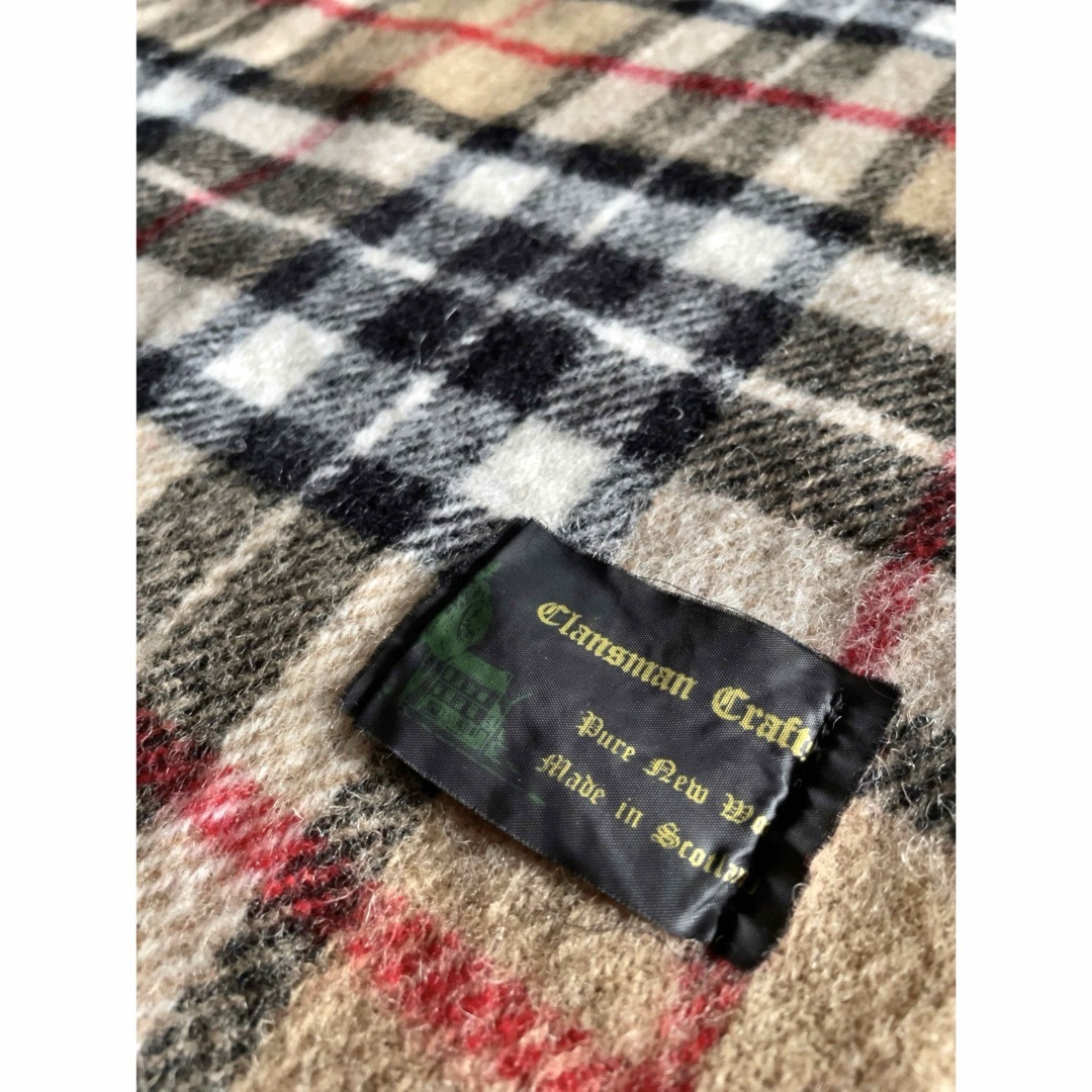 美品】スコットランド製 Clansman Crafts ヴィンテージラグの通販 by