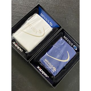 zippo メビウス 限定品 2点 ブルー ホワイト 希少モデル 2015年製(その他)