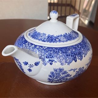 ウェッジウッド(WEDGWOOD)の【美品】ウェッジウッド★ロマンチックイングランド★ティーポット(食器)