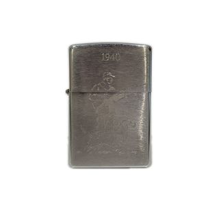 ジッポー(ZIPPO)のZIPPO オイルライター 1940 ハンター 犬 ドッグ 15年製 着火未確認 ユニセックス(タバコグッズ)