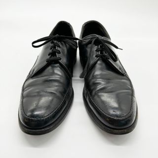 80年代 USA製 MASON SHOE VELVET-EEZ-PATENT Uチップ レザーシューズ ワーク 革靴 ラバーソール ブラック (メンズ 9 1/2) 中古 古着 KA601(その他)