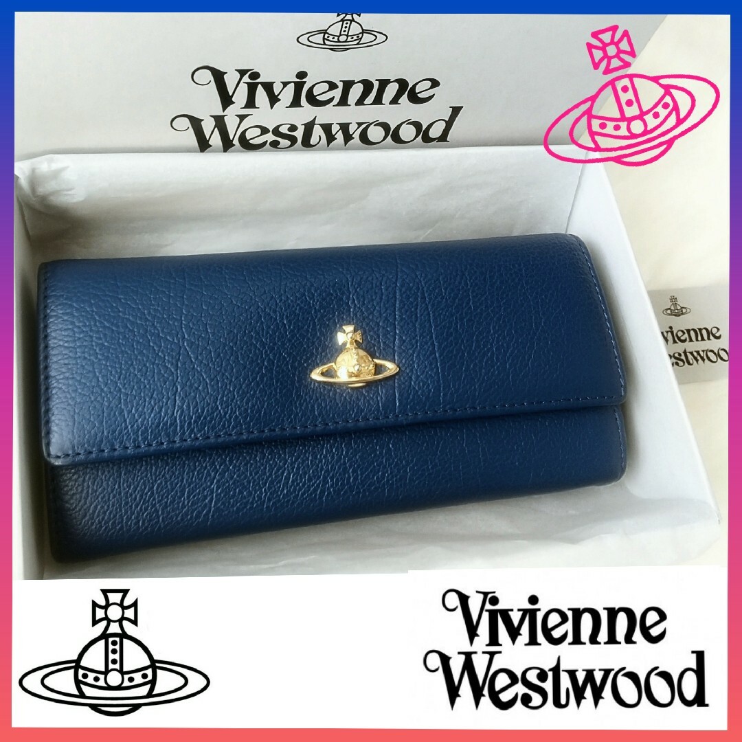 Vivienne Westwood(ヴィヴィアンウエストウッド)のヴィヴィアンウエストウッド✪Vivienne Westwood✪レザーウォレット レディースのファッション小物(財布)の商品写真