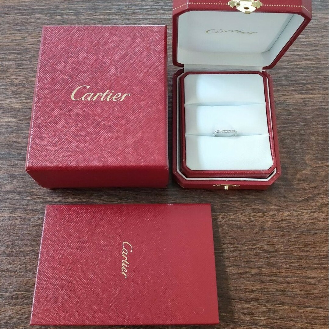 Cartier(カルティエ)のカルティエ ダイヤモンド エタニティ バレリーナ リング Pt950 46号 レディースのアクセサリー(リング(指輪))の商品写真