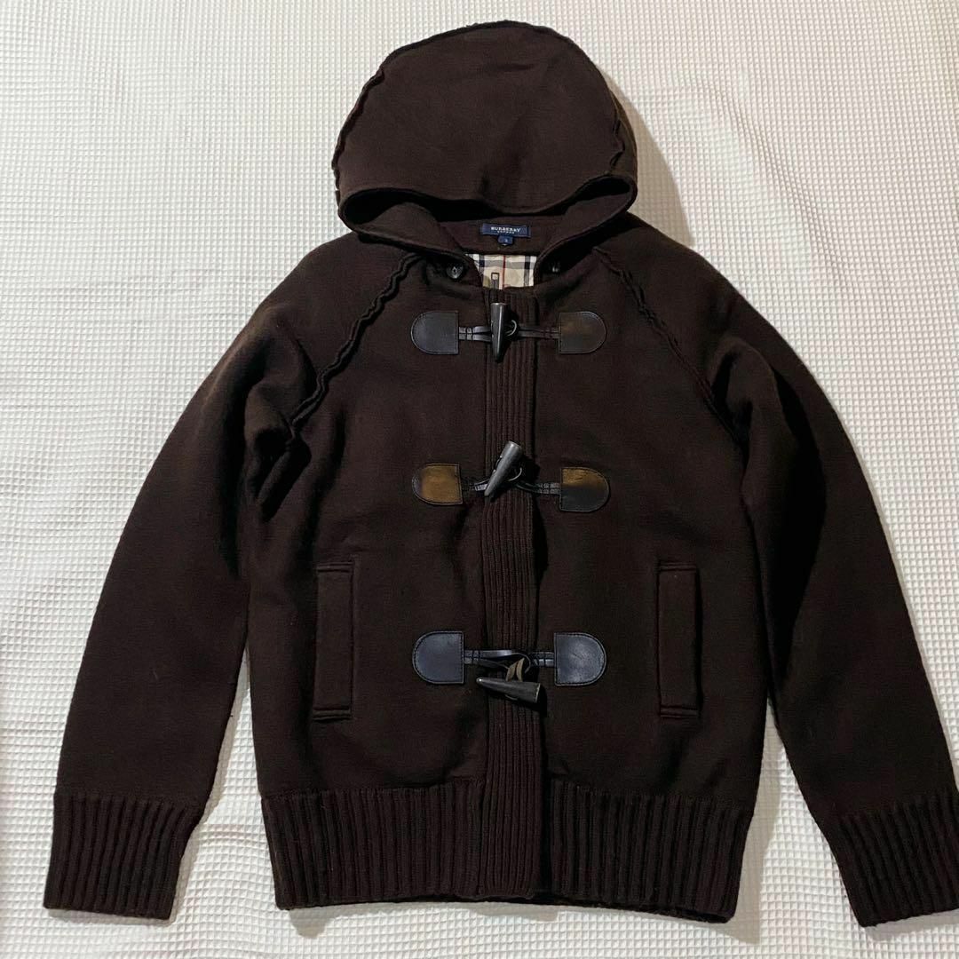 BURBERRY(バーバリー)の極美品✨BURBERRY  ライナー付　ダッフル ニットジャケット 2way レディースのジャケット/アウター(その他)の商品写真