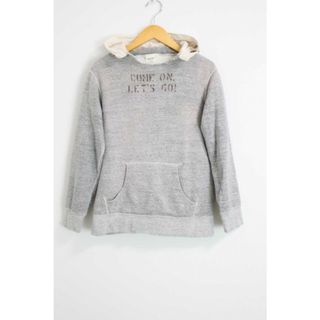 デニムダンガリー(DENIM DUNGAREE)の〓DENIMDUNGAREE/デニムダンガリー〓ミッキーリメイクパーカー/長袖/プルオーバー グレー/灰色 レディース L 【中古】 秋冬 629032(パーカー)