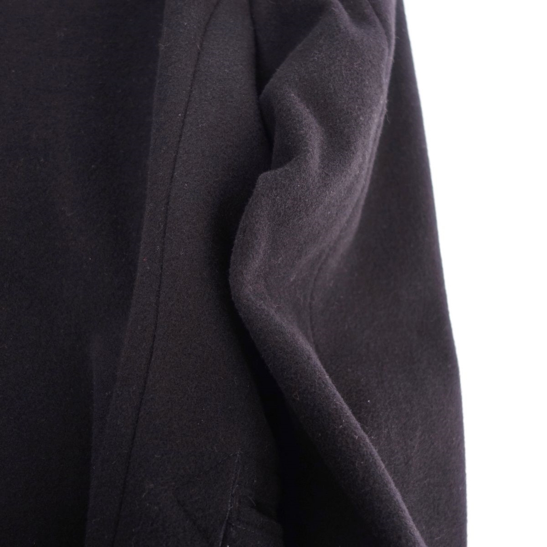 POLO RALPH LAUREN(ポロラルフローレン)の美品 ポロラルフローレン POLO RALPH LAUREN コート Pコート ダブルブレスト ウール アウター メンズ  L ブラック メンズのジャケット/アウター(ピーコート)の商品写真