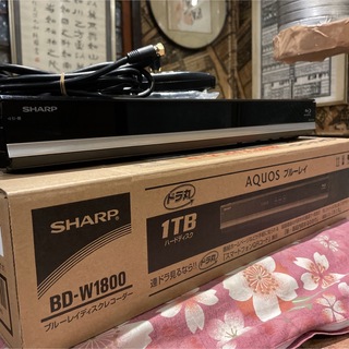 SHARP BD-W1800 12倍録画1TB 2番組W録 純正リモ等付フル装備