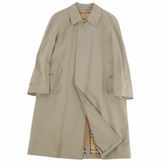 バーバリー(BURBERRY)の美品 Vintage バーバリー Burberrys コート 英国製 ライナー付き ステンカラーコート バルマカーンコート コットン100％ アウター メンズ 46(S相当) カーキベージュ(ステンカラーコート)