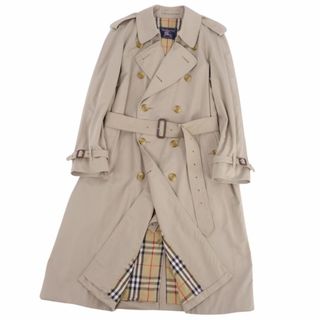 バーバリー(BURBERRY)の美品 Vintage バーバリー Burberrys コート 英国製 トレンチコート 裏チェック コットン アウター メンズ 46(S相当) ベージュ(トレンチコート)