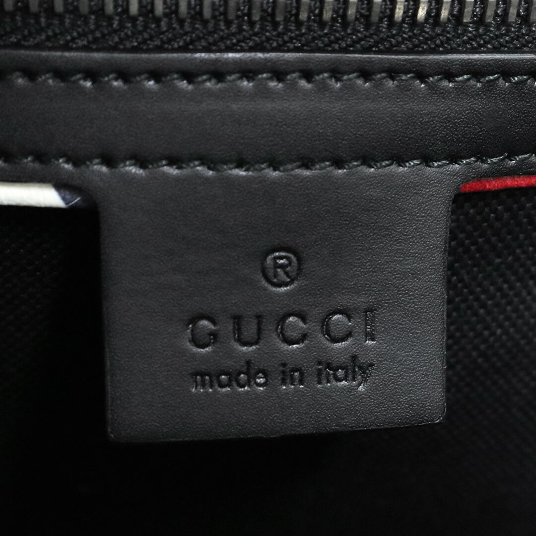 Gucci(グッチ)のグッチ クーリエ 2way ショルダー トートバッグ 斜め掛け GGスプリームキャンバス レザー ブラック 黒 シルバー金具 495559 GUCCI（未使用　展示品） メンズのバッグ(トートバッグ)の商品写真