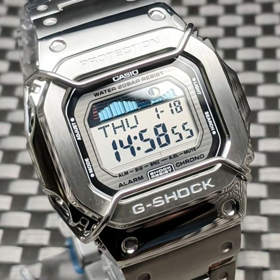 G-SHOCK GLX-5600 フルメタルカスタム + ワイヤーガード | フリマアプリ ラクマ