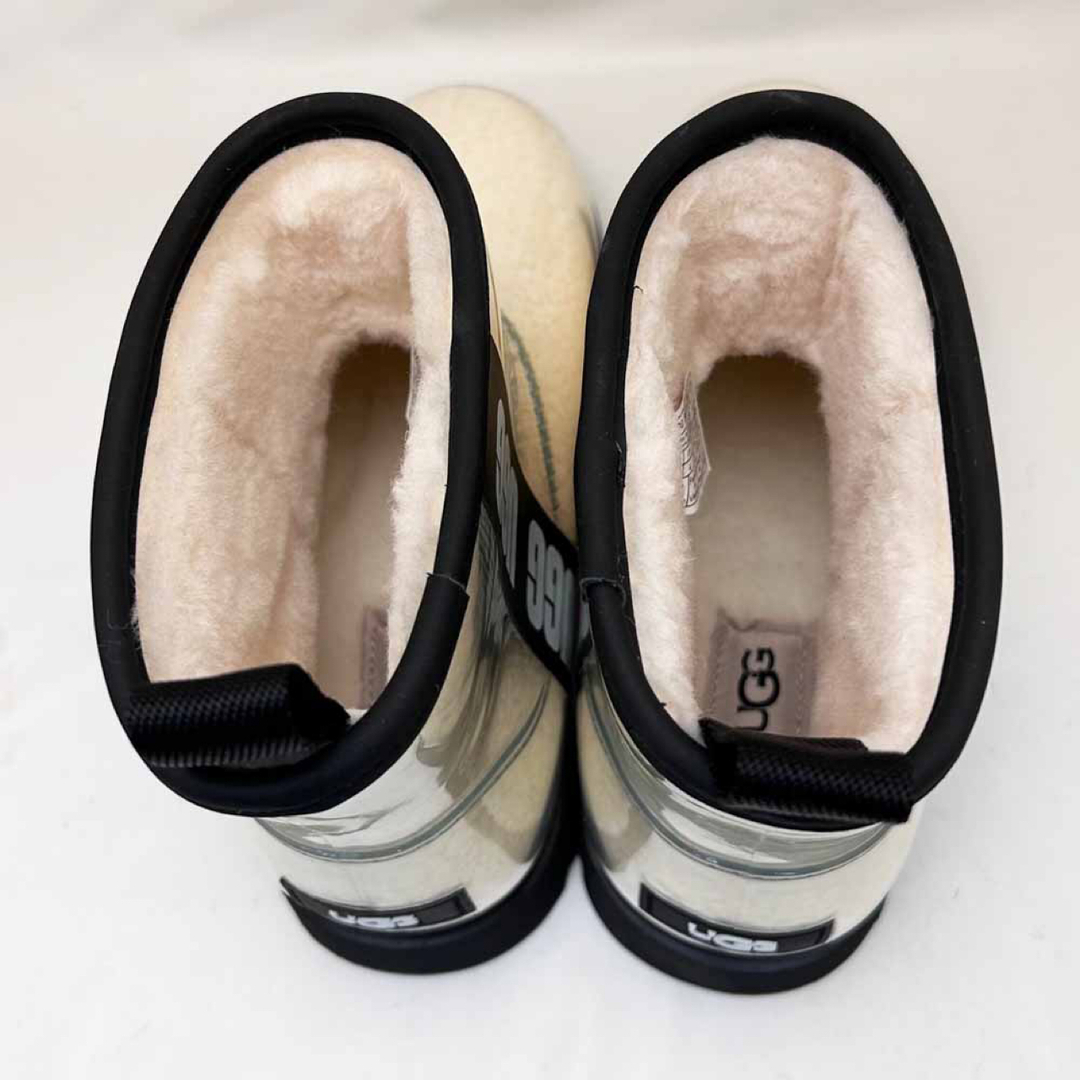 UGG(アグ)の新品 アグ CLASSIC CLEAR MINI ナチュラル 22.0cm レディースの靴/シューズ(レインブーツ/長靴)の商品写真