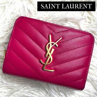 大人気✨YSL サンローラン プードル ピンク カードケース素人採寸