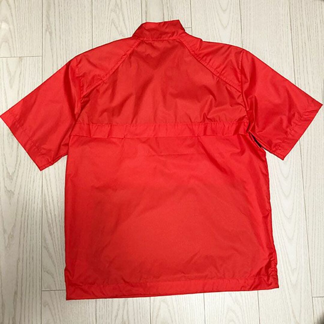 NIKE(ナイキ)のNIKE ハーフジップ ナイロン ジャケット RED ☆未使用品 メンズのジャケット/アウター(ナイロンジャケット)の商品写真