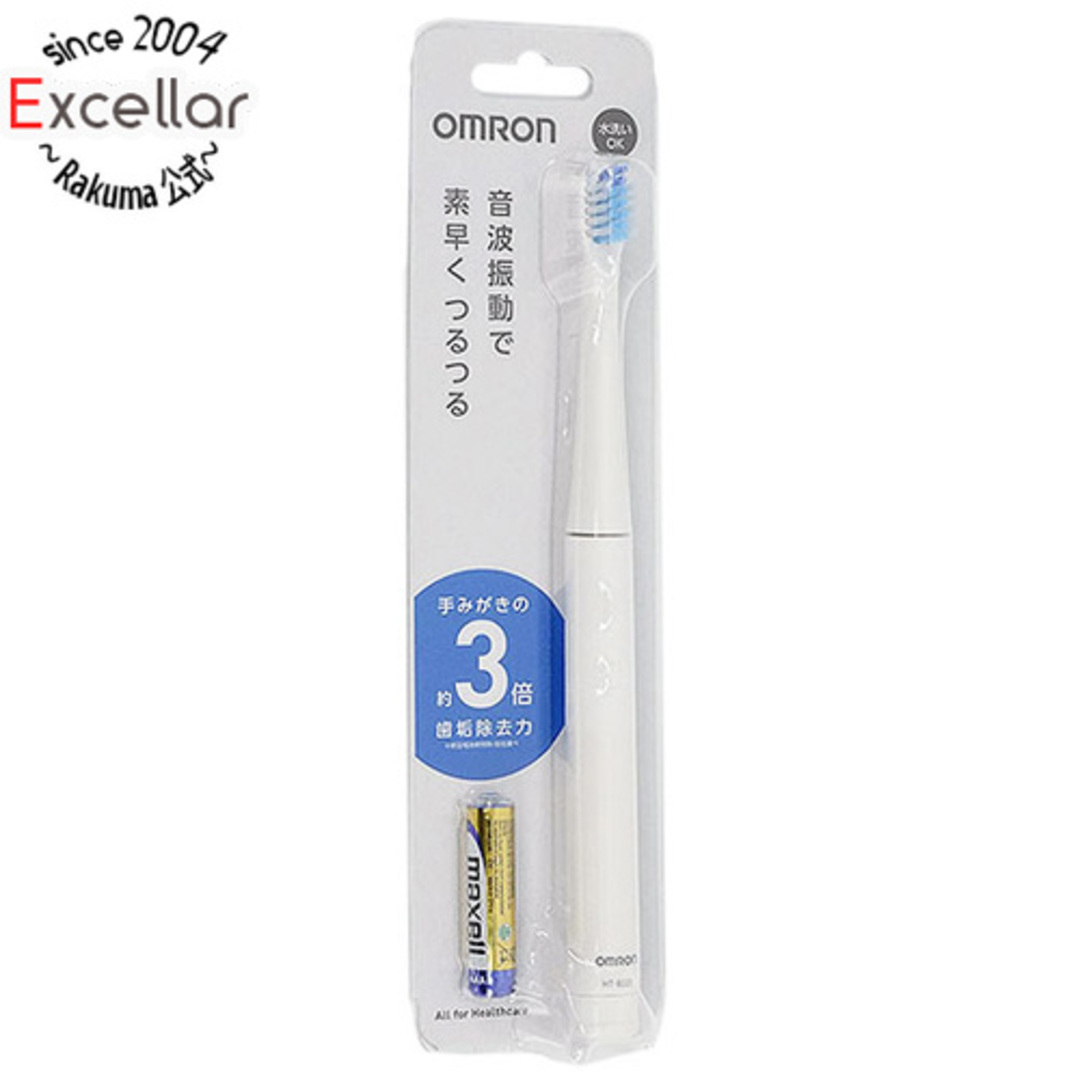 OMRON(オムロン)のOMRON　乾電池式電動歯ブラシ　HT-B223-W スマホ/家電/カメラの美容/健康(電動歯ブラシ)の商品写真