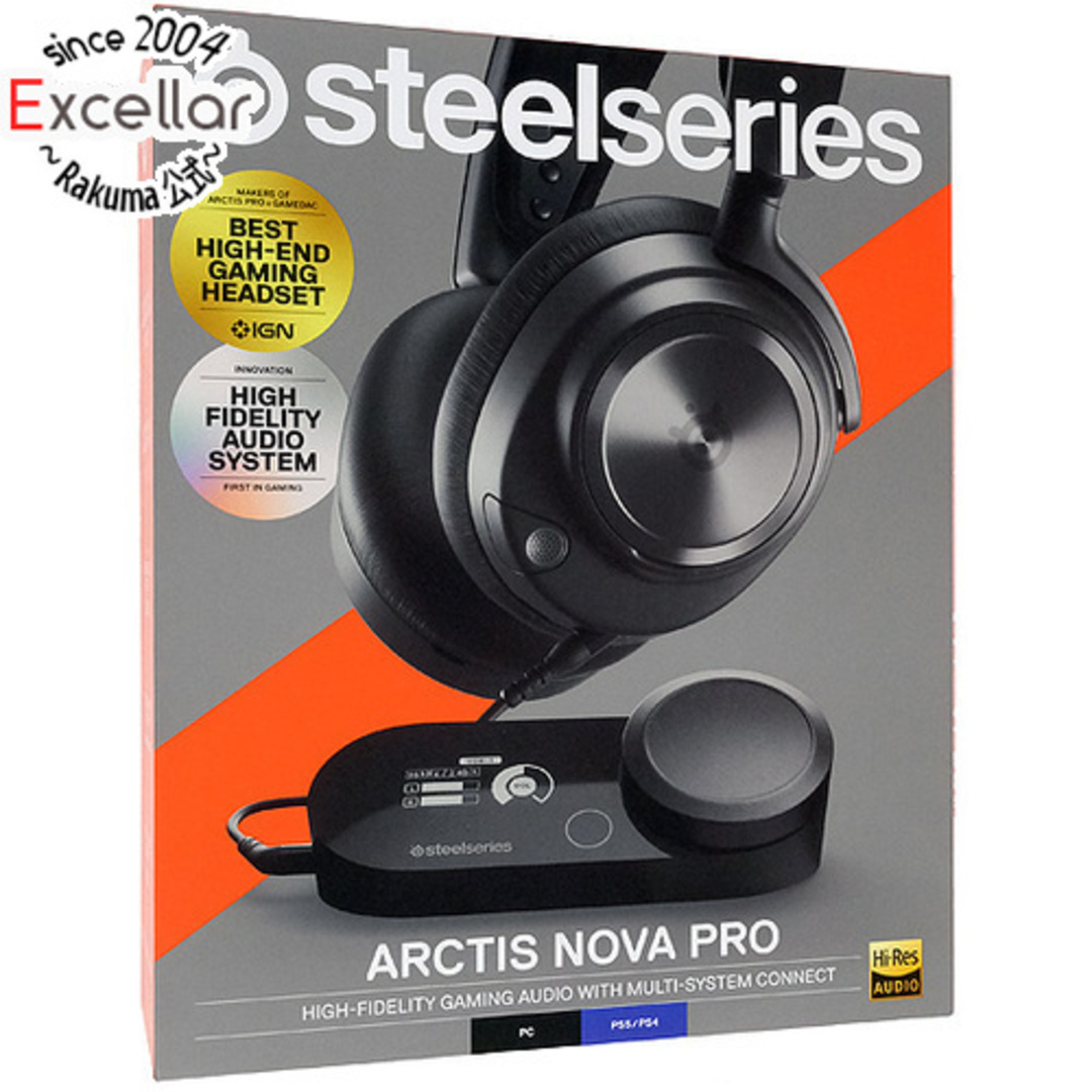 steelseriesSteelSeries　ゲーミングヘッドセット Arctis Nova Pro　61527J