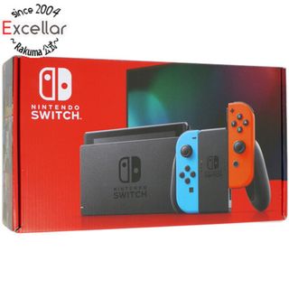 ニンテンドースイッチ(Nintendo Switch)の任天堂　Nintendo Switch バッテリー拡張モデル　HAD-S-KABAA　ネオンブルー・ネオンレッド 元箱あり(家庭用ゲーム機本体)