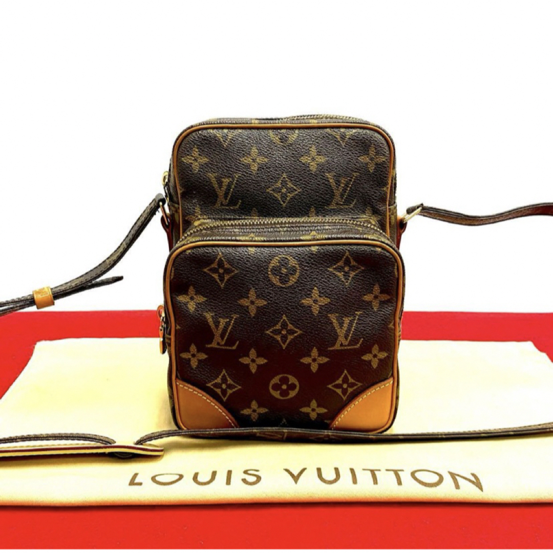 LOUIS VUITTON - 極 美品 ルイヴィトン モノグラム レザー ミニ ...