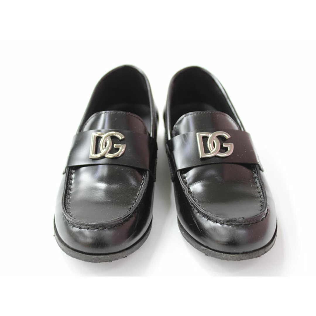 DOLCE&GABBANA(ドルチェアンドガッバーナ)の【新入荷!】■ドルチェ＆ガッパーナ　ジュニア/D＆G　Junior■18.1cm ローファー/シューズ/靴 黒 フォーマル 結婚式 発表会 写真撮影 冠婚葬祭【中古】子供 キッズ kids 男の子 女の子 春夏秋冬 920132 キッズ/ベビー/マタニティのキッズ靴/シューズ(15cm~)(その他)の商品写真