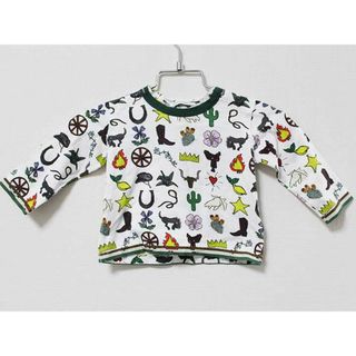 ドルチェアンドガッバーナ(DOLCE&GABBANA)の《ドルチェアンドガッバーナ ジュニア/D＆G Junior》68-74cm 長袖Tシャツ/長袖カットソー/ロンT 白系【中古】子供服 キッズ kids ベビー服 baby 男の子 春秋 703032(Ｔシャツ)