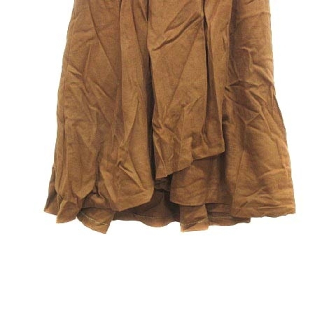 ROPE’(ロペ)のロペ ROPE フレアスカート ロング ウール 38 茶 ブラウン /YK レディースのスカート(ロングスカート)の商品写真