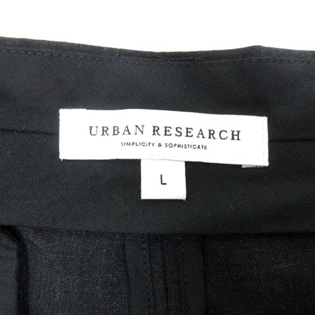 URBAN RESEARCH(アーバンリサーチ)のURBAN RESEARCH スラックスパンツ ワイド L 黒 ブラック /YK メンズのパンツ(スラックス)の商品写真