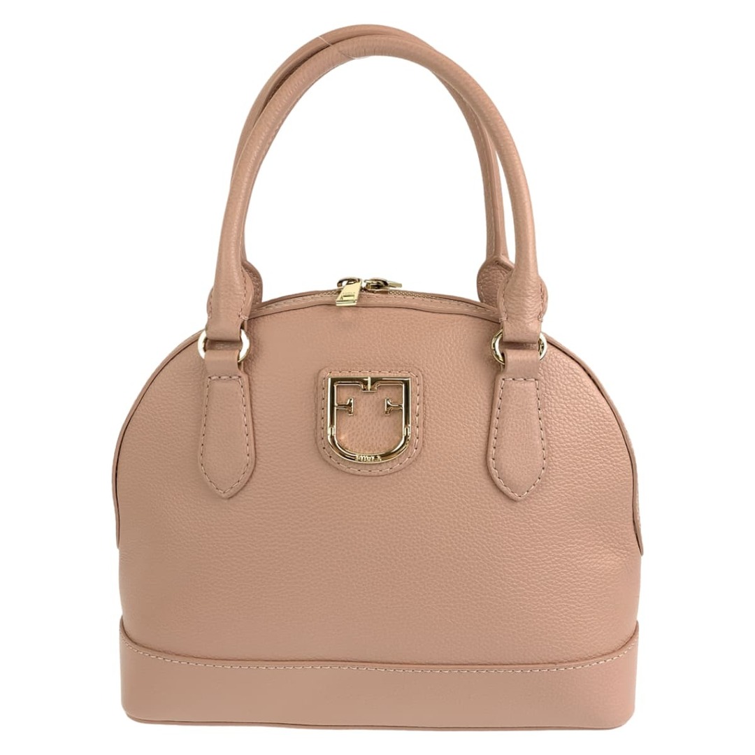 Furla(フルラ)のFurla フルラ ファンタスティカ ピンク ゴールド金具 レザー ショルダーバッグ ハンドバッグ 2WAY レディース 404538 【中古】 レディースのバッグ(ショルダーバッグ)の商品写真