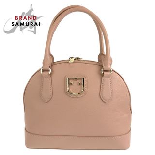 フルラ(Furla)のFurla フルラ ファンタスティカ ピンク ゴールド金具 レザー ショルダーバッグ ハンドバッグ 2WAY レディース 404538 【中古】(ショルダーバッグ)