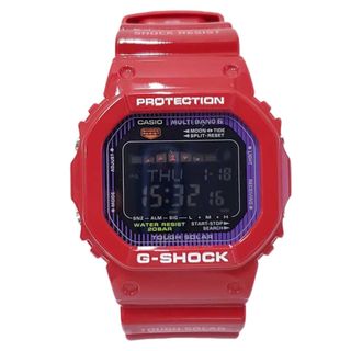 《美品》 G-SHOCK 腕時計 レッド 電波ソーラー メンズ ライト k