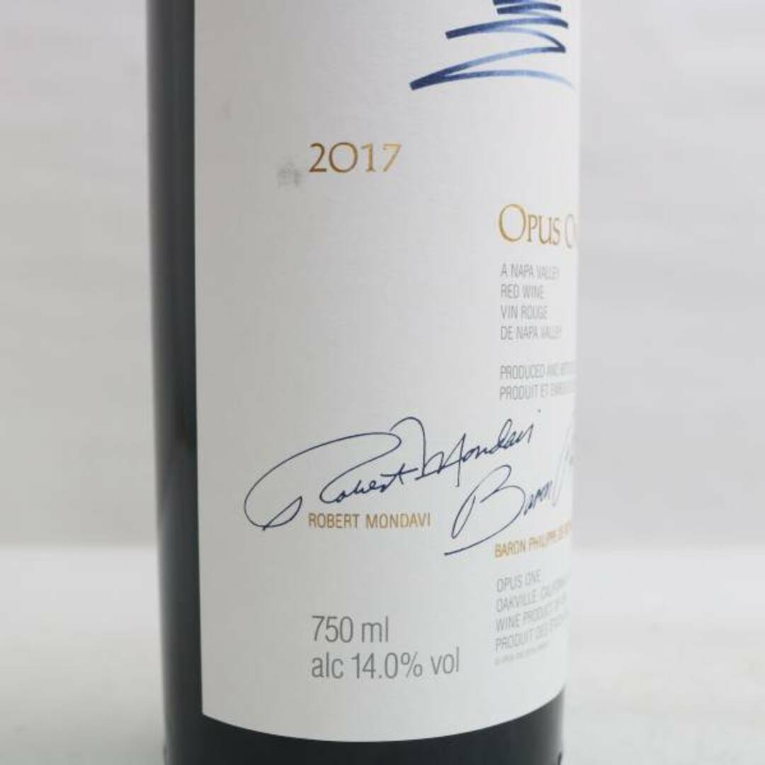 オーパス・ワン(オーパスワン)のオーパスワン 2017 OPUS ONE 食品/飲料/酒の酒(ワイン)の商品写真