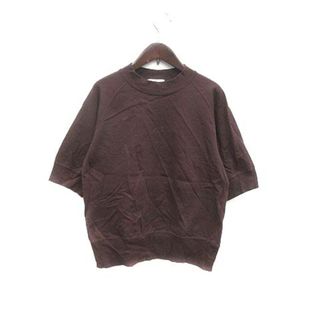 ビューティアンドユースユナイテッドアローズ(BEAUTY&YOUTH UNITED ARROWS)のB&Y ユナイテッドアローズ Tシャツ カットソー 七分袖 茶 ブラウン /YK(その他)