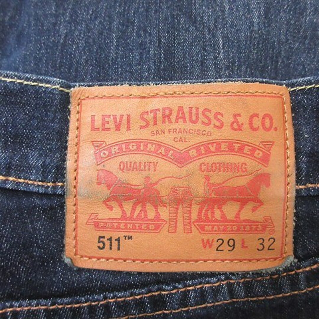 Levi's(リーバイス)のリーバイス パンツ デニム ジーンズ 29 紺 ネイビー /YI レディースのパンツ(デニム/ジーンズ)の商品写真