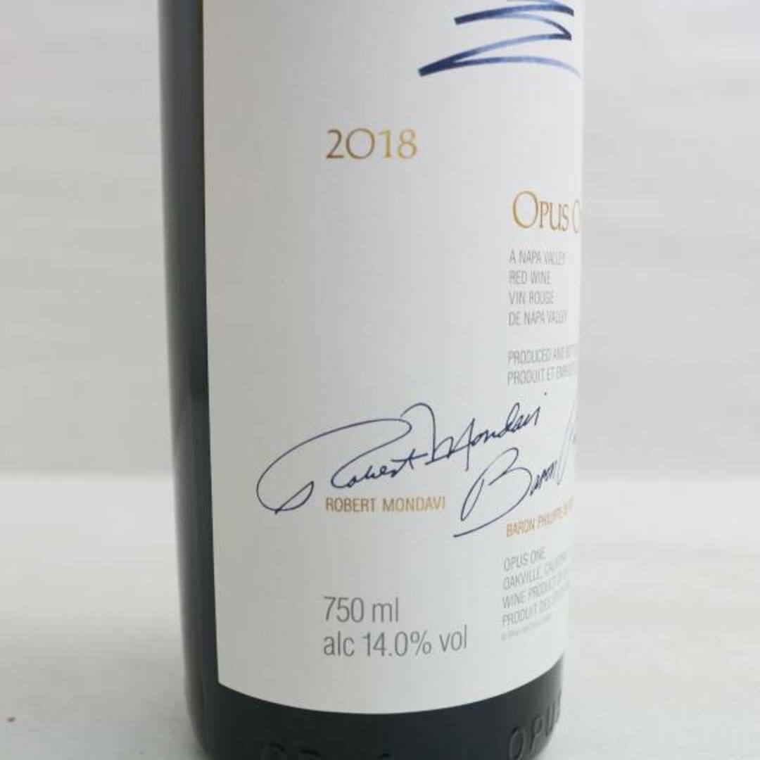 オーパス・ワン(オーパスワン)のオーパスワン 2018 OPUS ONE 食品/飲料/酒の酒(ワイン)の商品写真