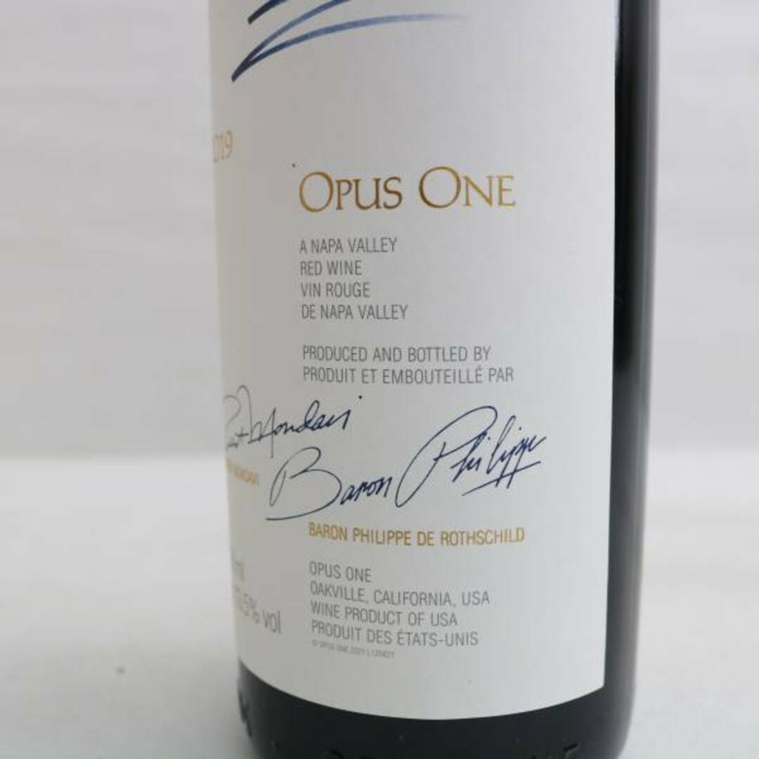 オーパス・ワン(オーパスワン)のオーパスワン 2019 OPUS ONE 食品/飲料/酒の酒(ワイン)の商品写真
