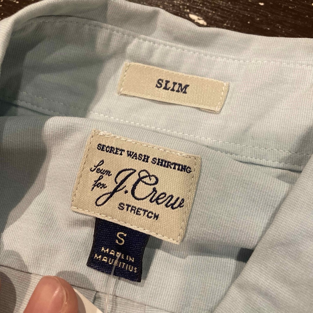 J.Crew(ジェイクルー)のUSA古着 J.CREW 長袖シャツ ボタンダウンシャツ ミントグリーン S メンズのトップス(シャツ)の商品写真